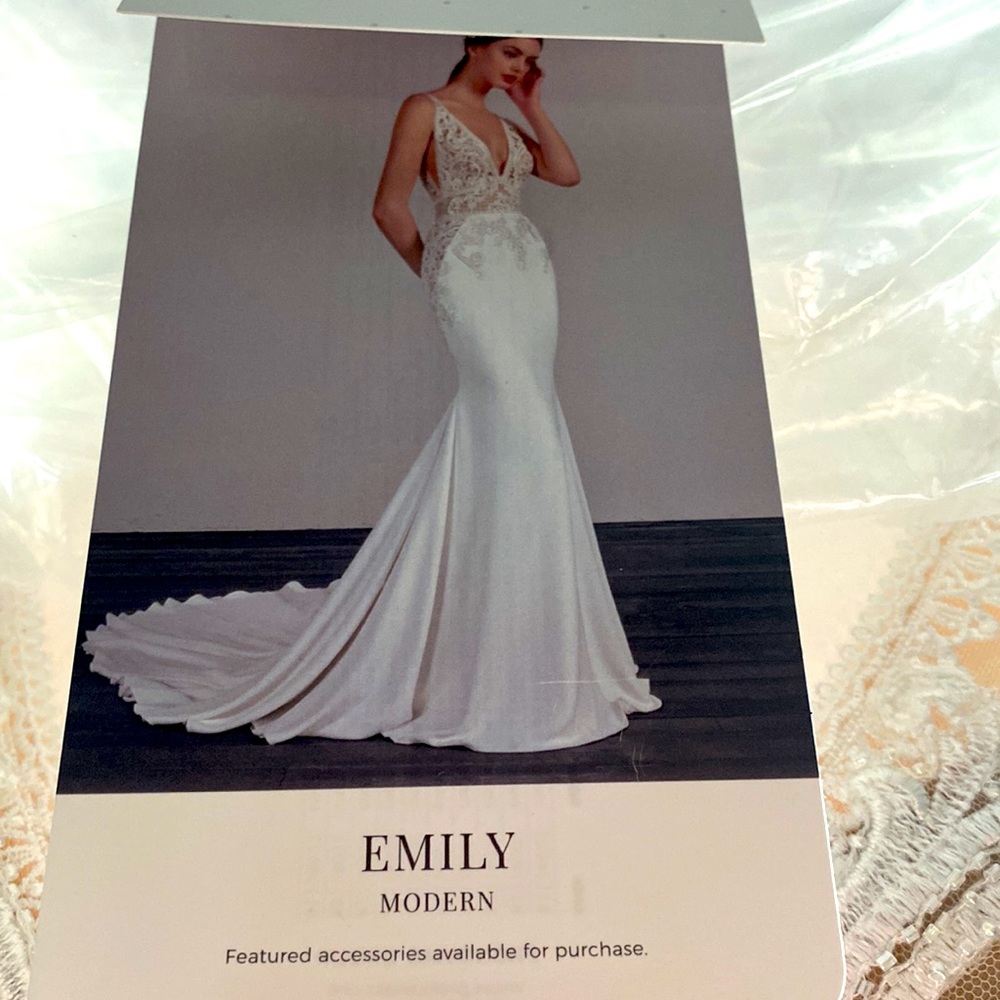 Emily Pronovias Size 12 Wedding Dress